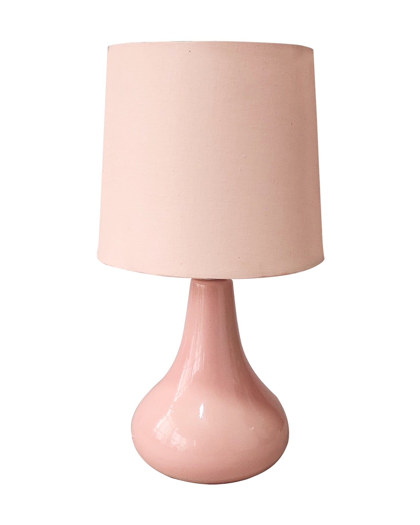 Modern Small Ceramic Table Lamp With Fabric Shade Classic Bedside Desk lamp