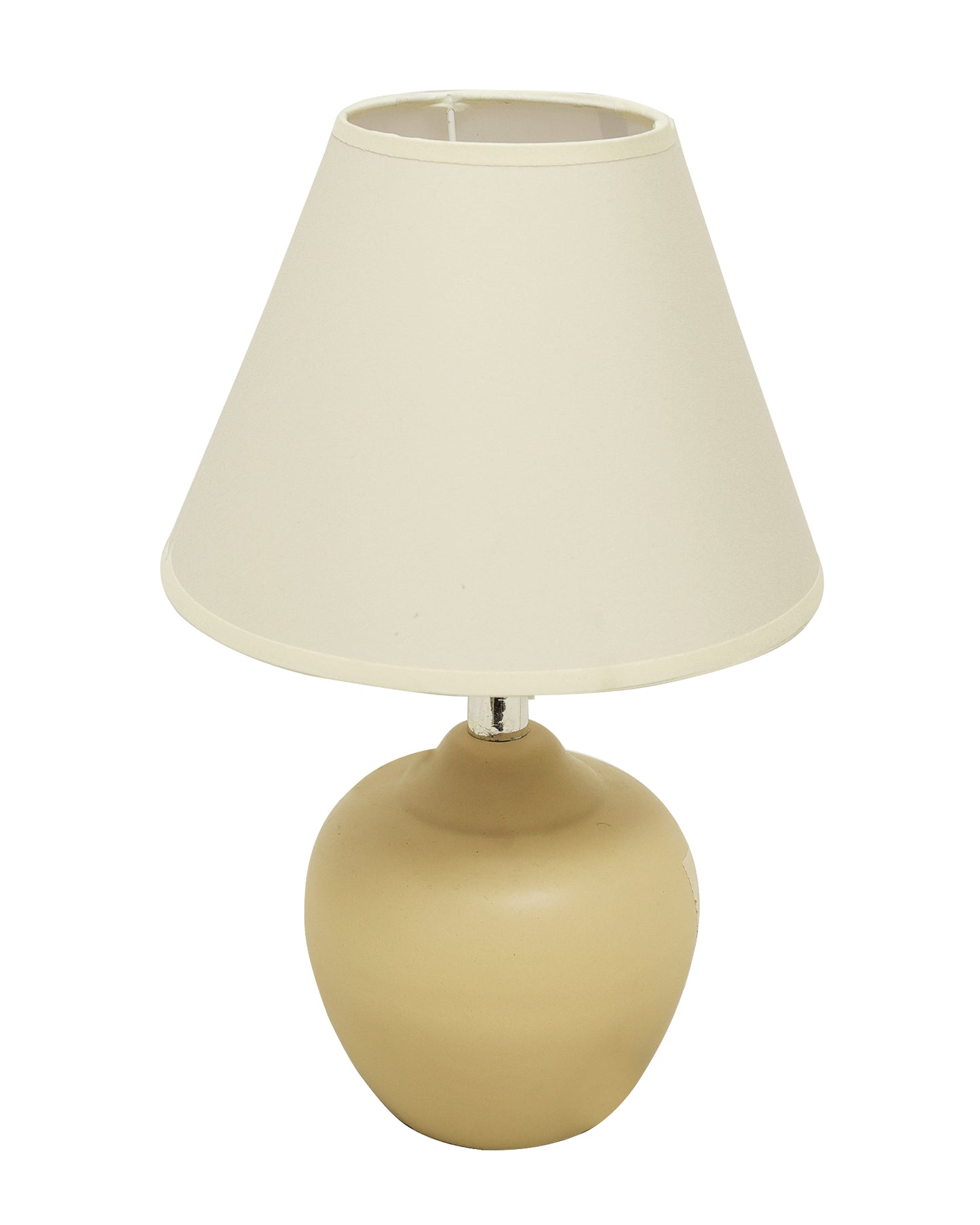 Modern Small Ceramic Table Lamp, Classic Bedside Desk lamp for Living Room Bedroom, Farmhouse Night