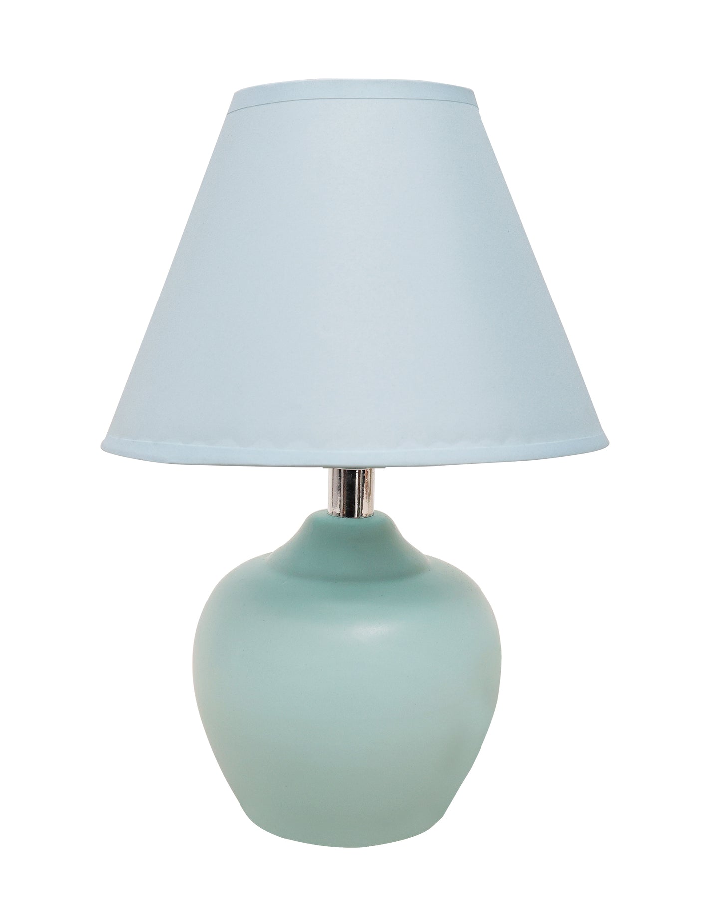 Modern Small Ceramic Table Lamp, Classic Bedside Desk lamp for Living Room Bedroom, Farmhouse Night