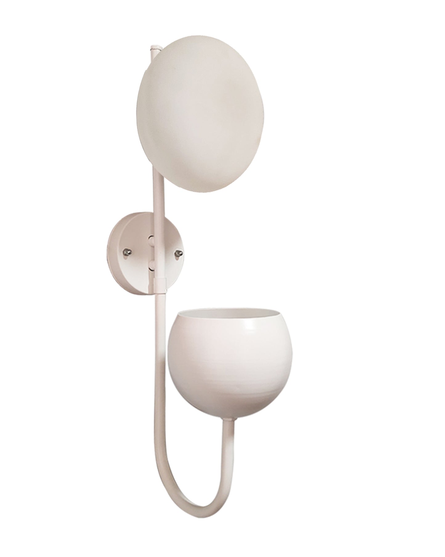 Wall Light Geometric Wall Lamp, Modern Wall Lamp with Storage Planter for Living Room Study Stairs Bedroom Lights Bedside, Elliptical