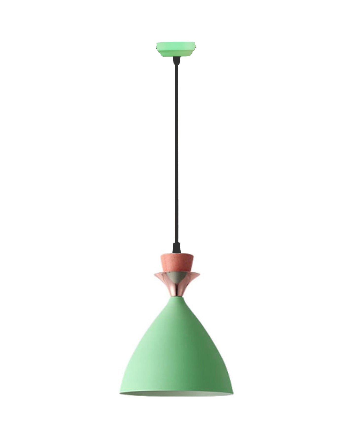 Pendant Lamp Shade for Kitchen Island, Color Metal Minimal Pot Pendant Light Shades, Nordic Style for Bedroom, Living Room, Macaron