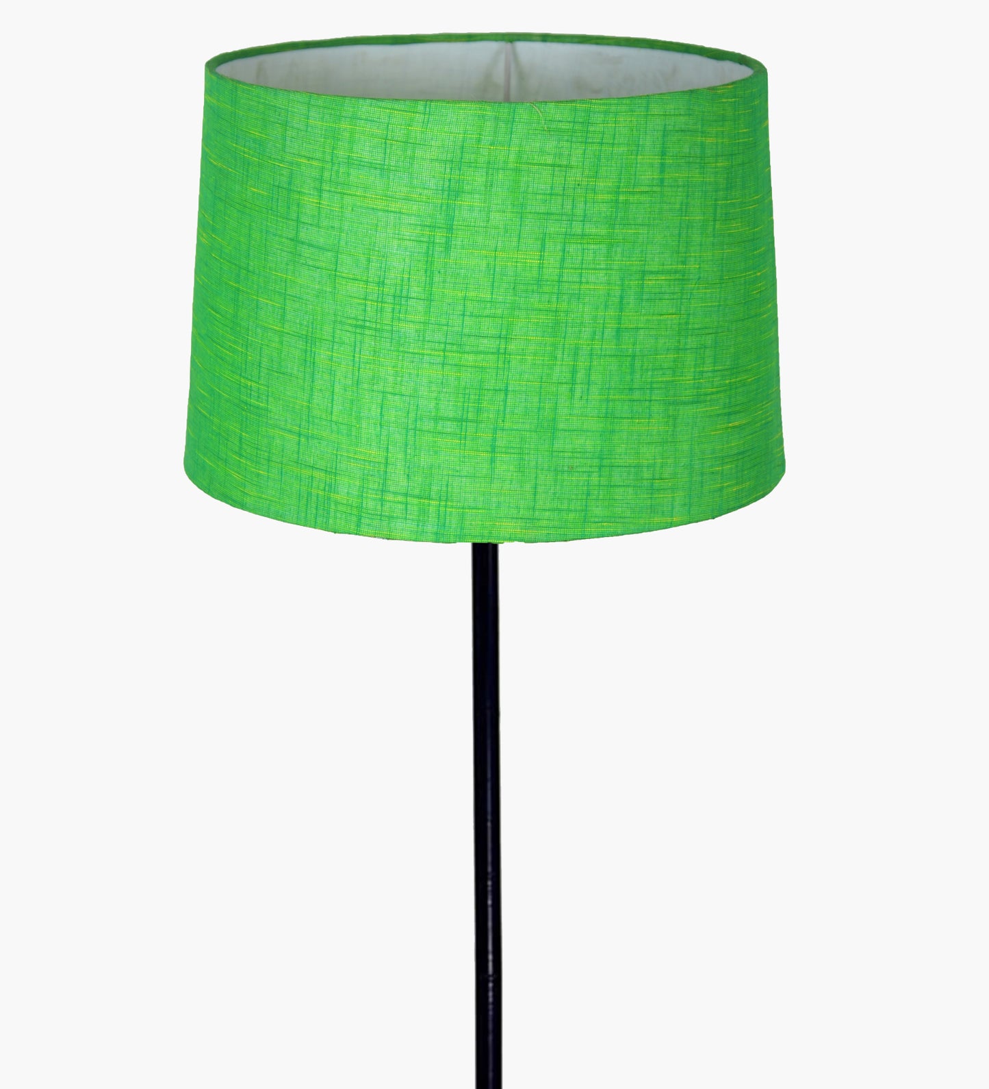 Homesake® Modern Floor Lamp for Living Room Traditional Farmhouse Boho Floor Lamp Mid-Century Pole Lamp, Linen Lamp Shade Side Standing Lamps | Corner Lamp Light | Hall Bedroom Office, Pleated White