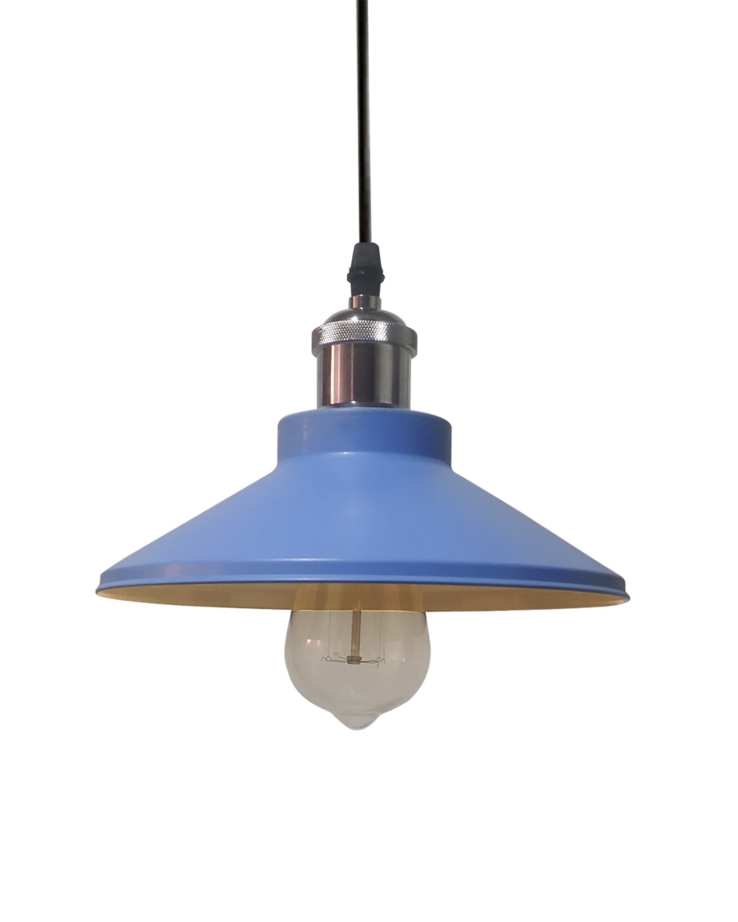 Industrial Pendant Light Fixture E27 Base Pendant Lamp Metal Lampshade Chandelier Adjustable Ceiling Hanging Lamp for Kitchen Island Farmhouse Living Room Dining Room.