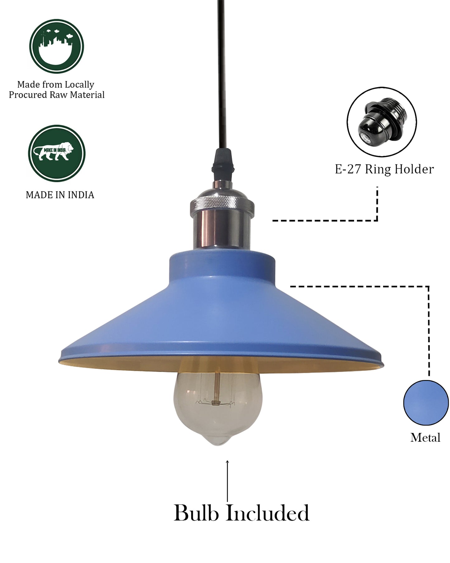 Industrial Pendant Light Fixture E27 Base Pendant Lamp Metal Lampshade Chandelier Adjustable Ceiling Hanging Lamp for Kitchen Island Farmhouse Living Room Dining Room.