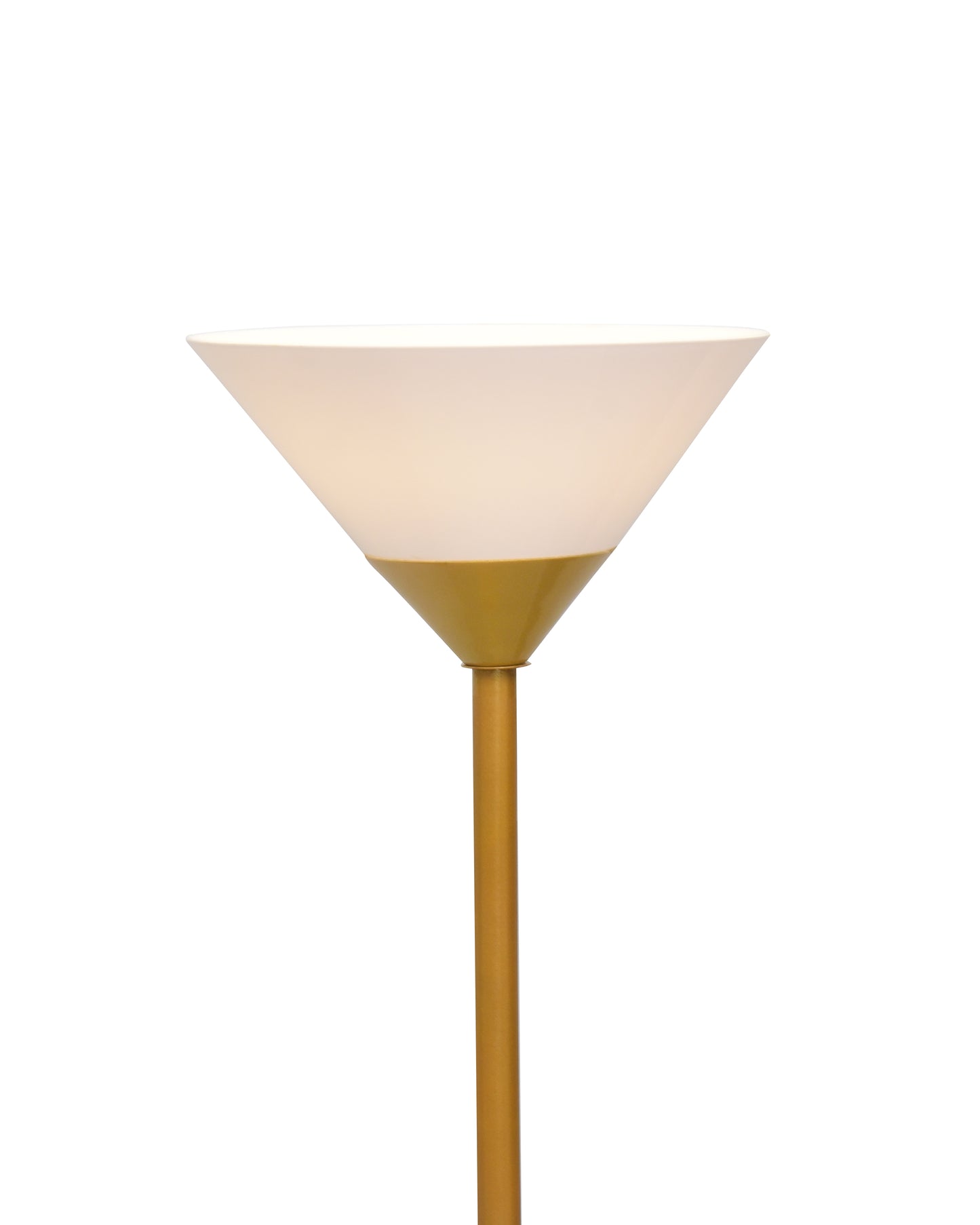 Sky Inverted Standing Lamps with Acrylic Shade,Modern Floor Lamp for Living Room, Bedrooms, Office Straight Black