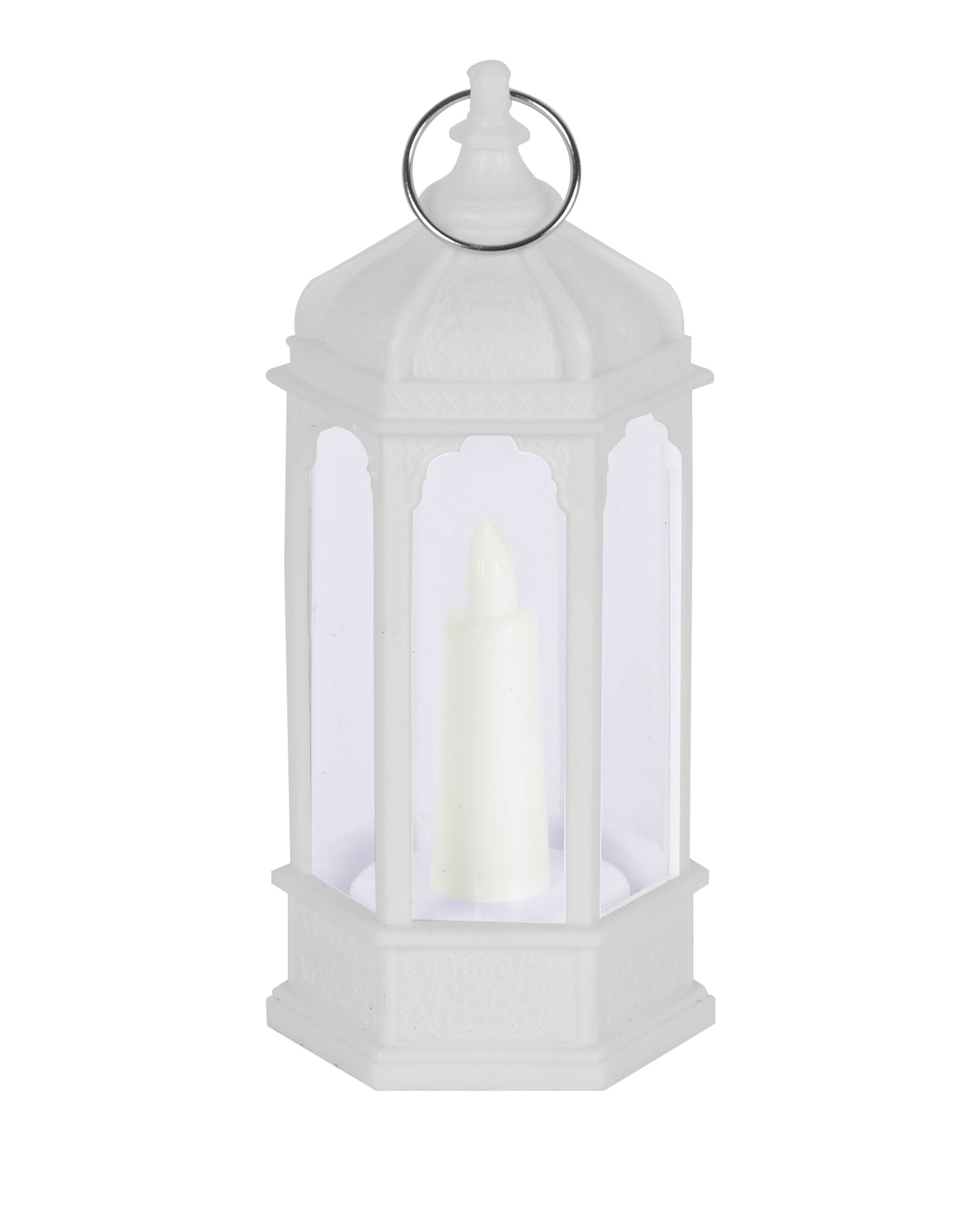 2 pcs Flameless and Smokeless Acrylic Antique LED Lantern Hurricane Lamp and Wall Hanging Led Candle Light for Home,Living Room for Diwali Decorations, Candle lantern, Black