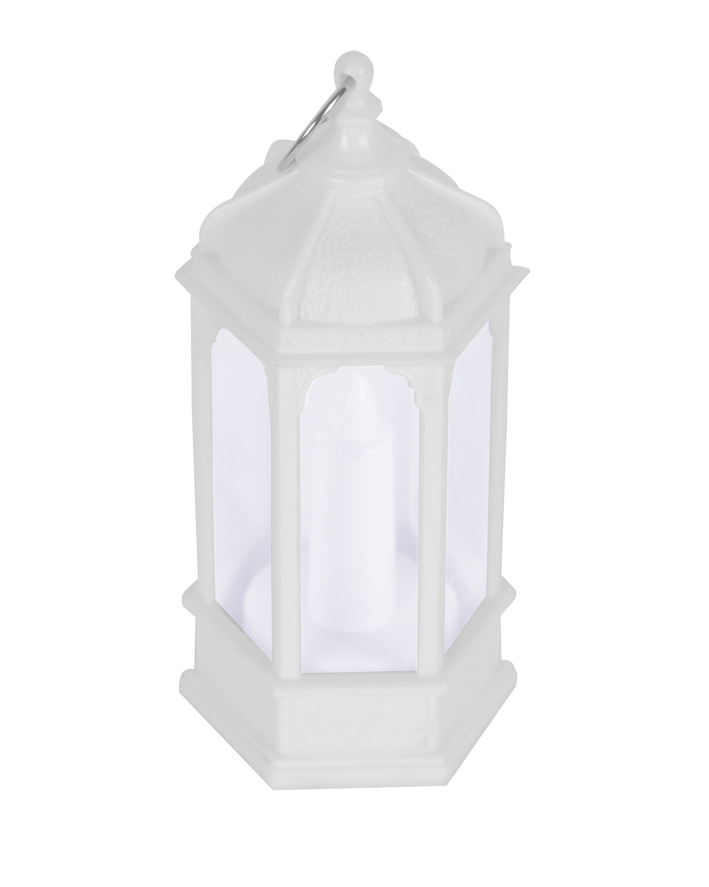 2 pcs Flameless and Smokeless Acrylic Antique LED Lantern Hurricane Lamp and Wall Hanging Led Candle Light for Home,Living Room for Diwali Decorations, Candle lantern, Black