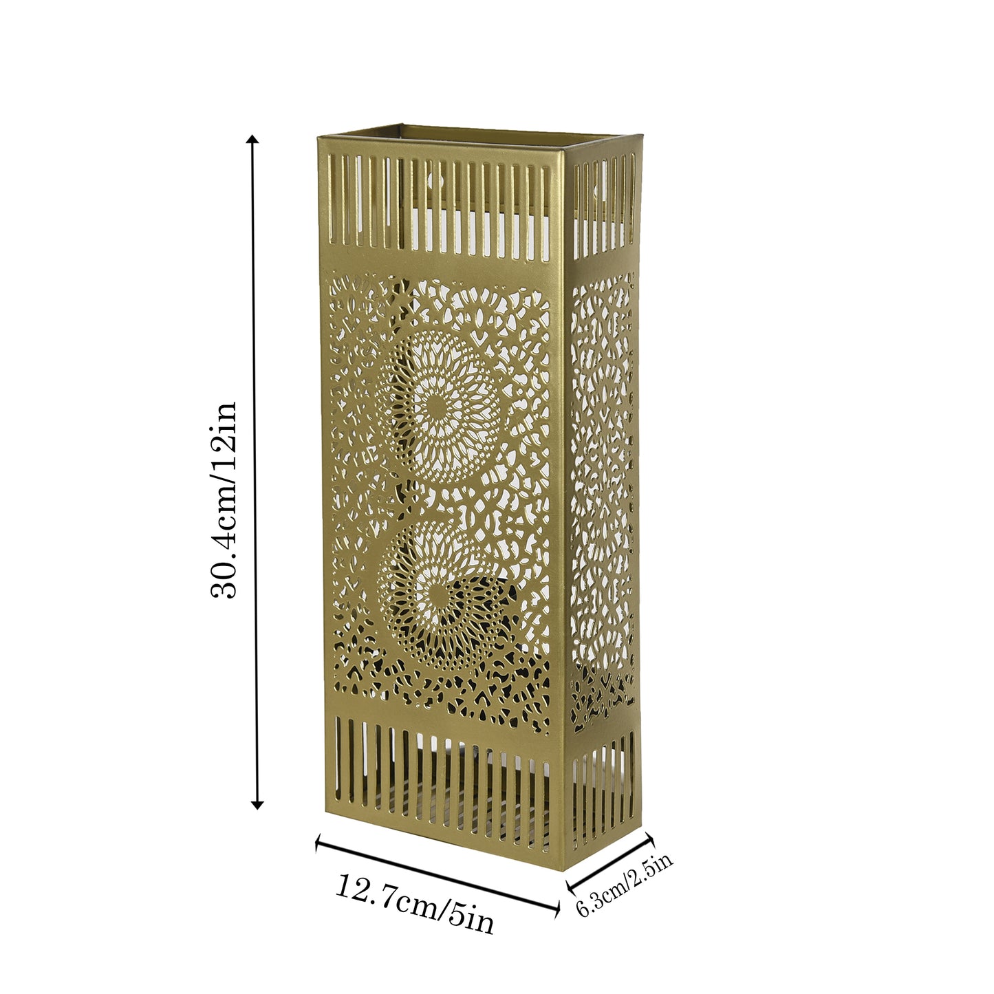 Turkish Moroccan Wall Sconce Lamp, Vintage Hand Carved Metal Wall Light, Wall Mounted Porch Light, Brass Finish for Home,Villa, Kitchen, Restaurant, Triangle