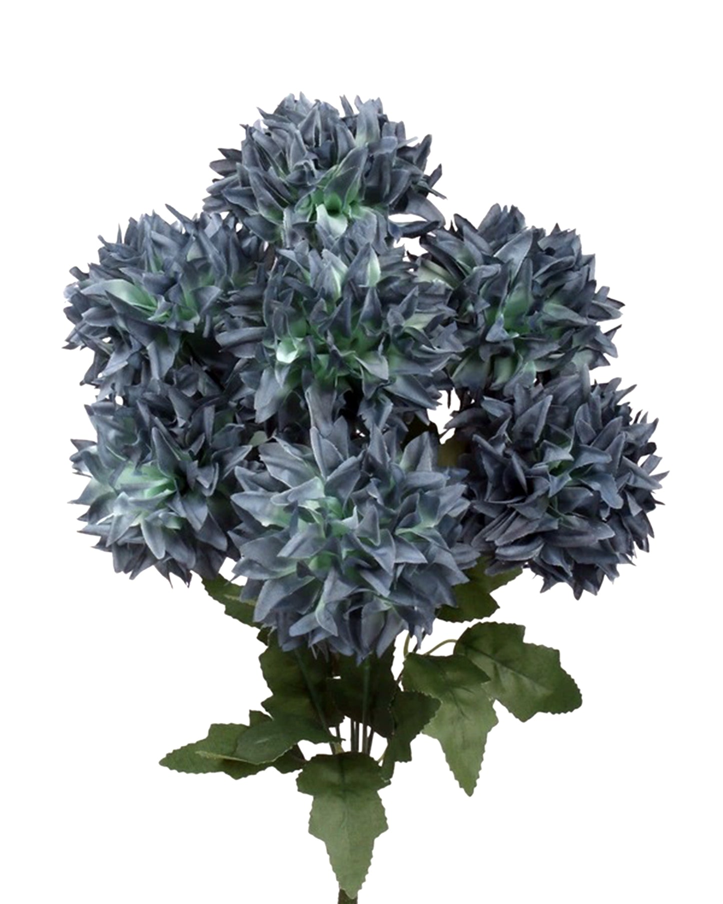 Artificial Long Chrysanthemum  Flower Branches Decor, 26 Inch Faux Large three Dahalia Flowers for Tall Floor Vase Wedding Home Decoration, Synthetic for Dinner Table Centerpiece, set of 2 sticks, Vine Red