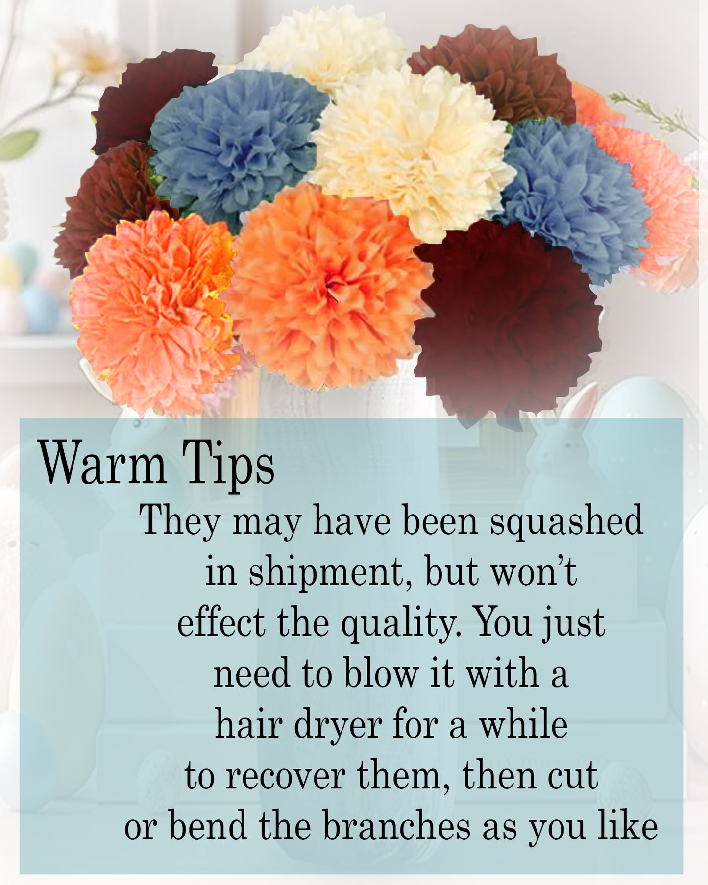 Artificial Long Chrysanthemum  Flower Branches Decor, 26 Inch Faux Large three Dahalia Flowers for Tall Floor Vase Wedding Home Decoration, Synthetic for Dinner Table Centerpiece, set of 2 sticks, Vine Red