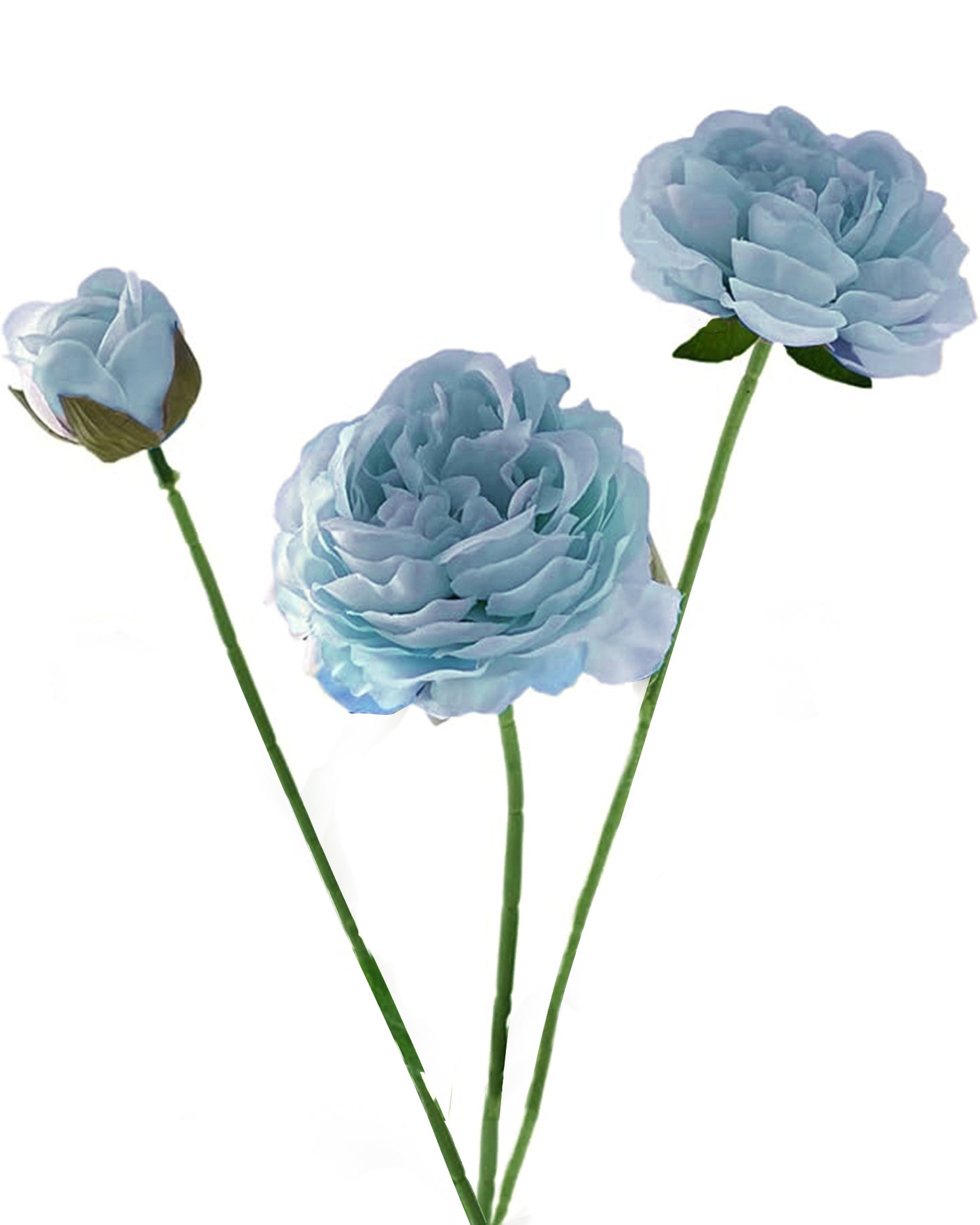 Artificial Faux Fake Flowers Real-Touch Rose Long Stem with Two Head one Buds for Home Kitchen Table Centerpiece Wedding Engagement Office Decorations Valentine’s Day Birthday Gifts, 3 sticks, Orange