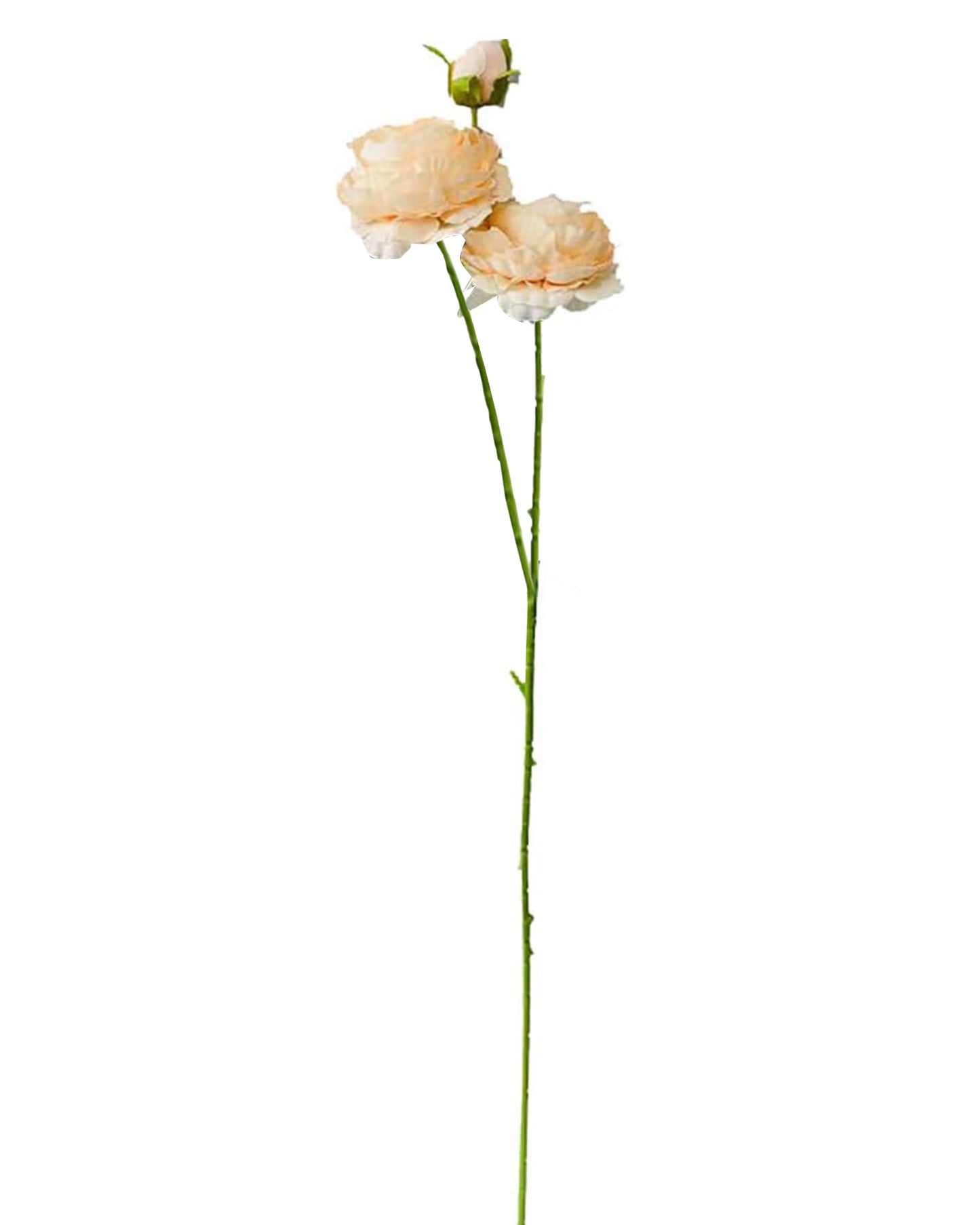 Artificial Faux Fake Flowers Real-Touch Rose Long Stem with Two Head one Buds for Home Kitchen Table Centerpiece Wedding Engagement Office Decorations Valentine’s Day Birthday Gifts, 3 sticks, Orange