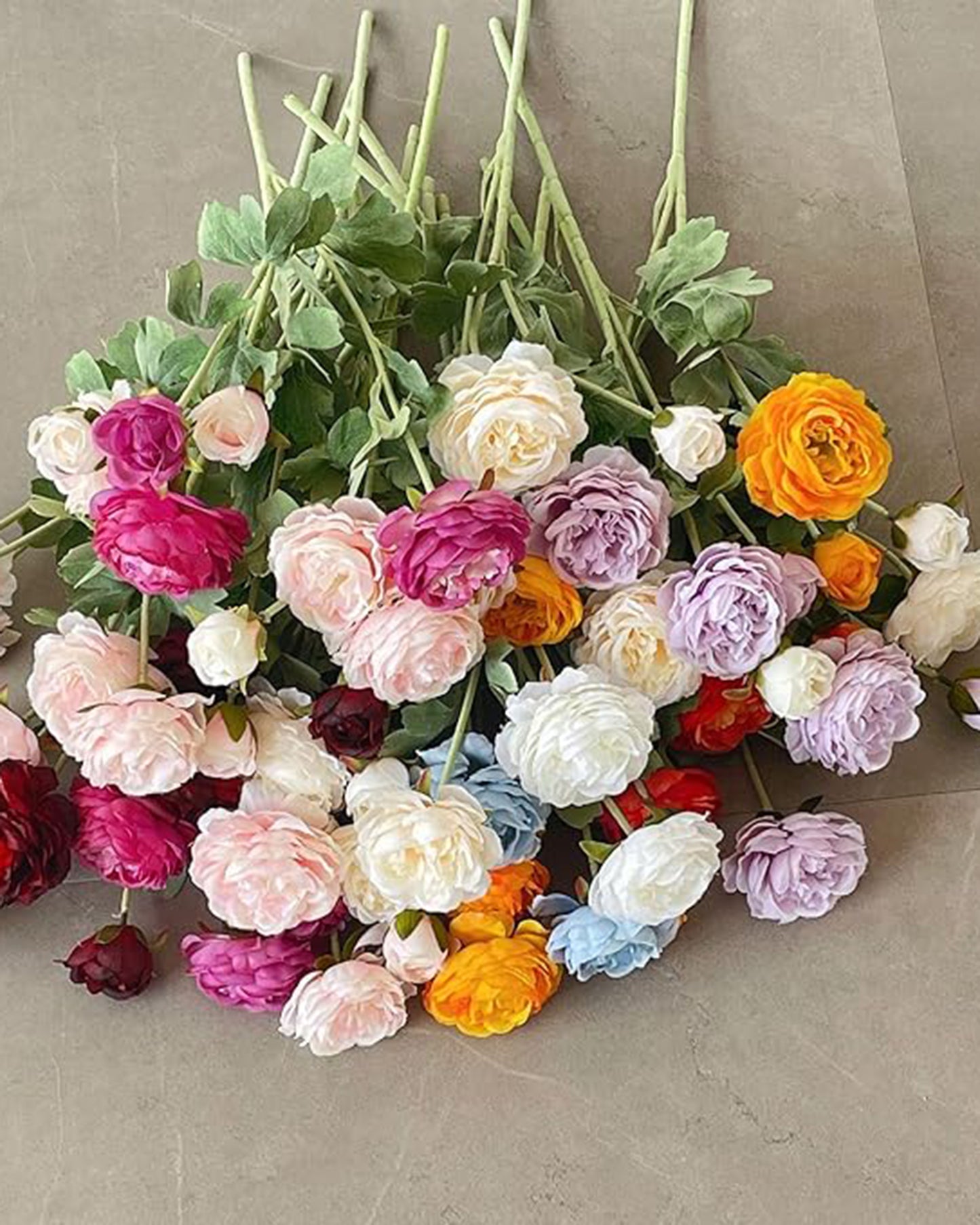 Artificial Faux Fake Flowers Real-Touch Rose Long Stem with Two Head one Buds for Home Kitchen Table Centerpiece Wedding Engagement Office Decorations Valentine’s Day Birthday Gifts, 3 sticks, Orange