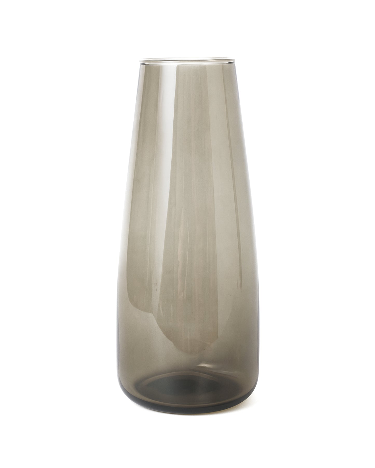 Flower Vase for Plants Flowers Glass Vase Pot for Living Room Water Plants (Gold, 22.8 cm X 6.3 cm X 7.6 cm) Home Decor Dining Table Hall Aesthetic House Warming Gift Decoration Bedroom, Amber Slim Taper