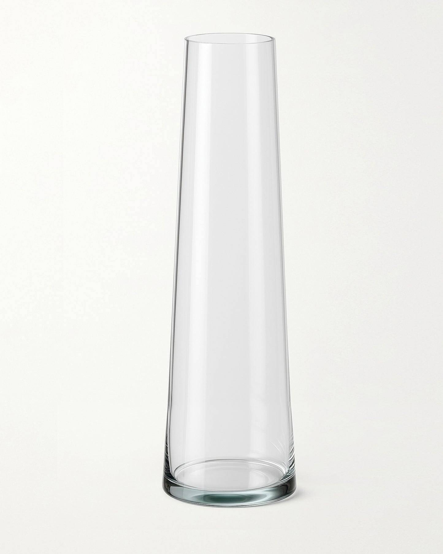 Glass Vase for Plants Flowers (Transparent, 29 cm X 8 cm) - Living Room Glass Vase Pot for Water Plants Home Décor Dining Table Decoration Bedroom Hall Aesthetic House Warming Gift, Stem Vase