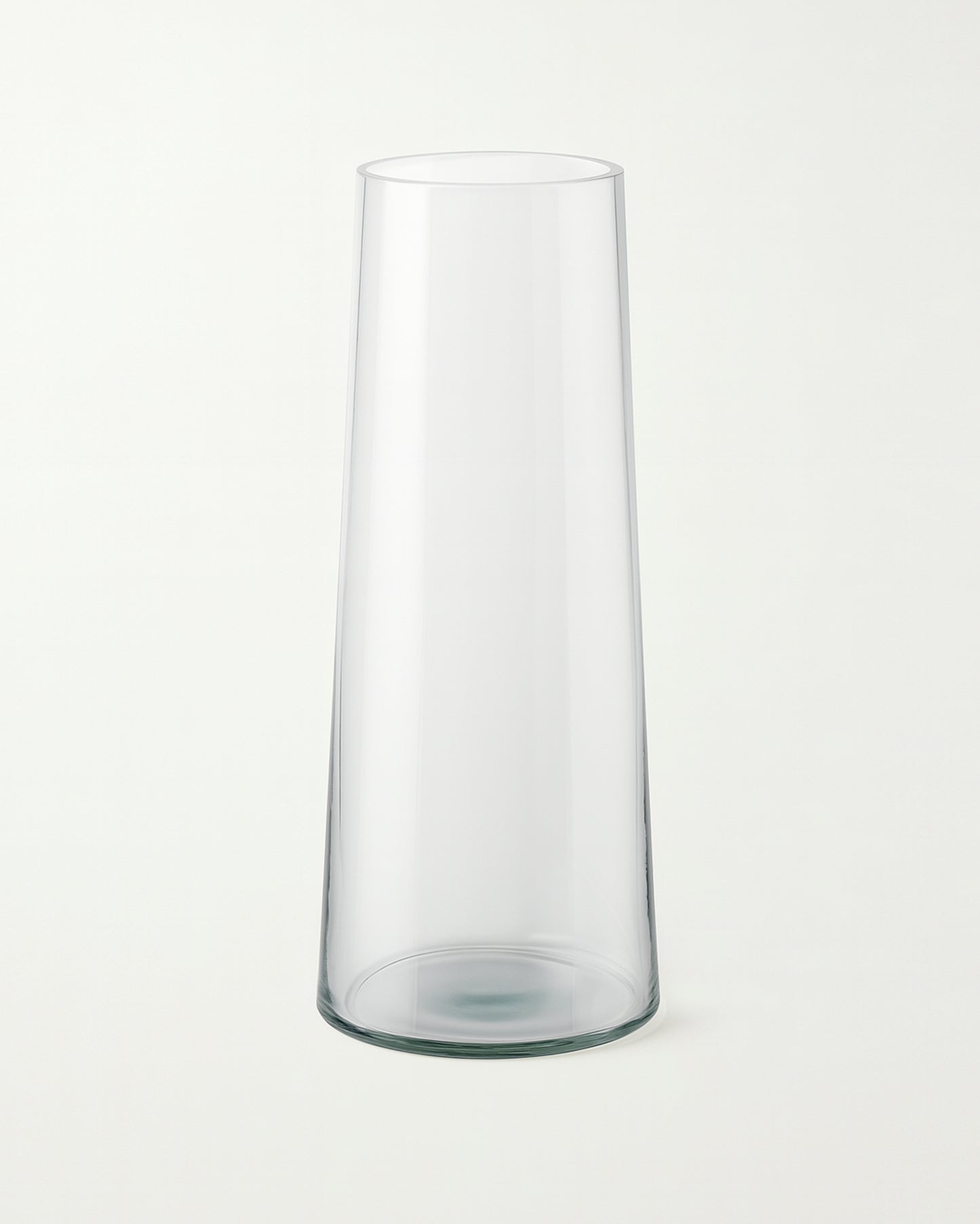 Glass Vase for Plants Flowers (Transparent, 29 cm X 8 cm) - Living Room Glass Vase Pot for Water Plants Home Décor Dining Table Decoration Bedroom Hall Aesthetic House Warming Gift, Stem Vase