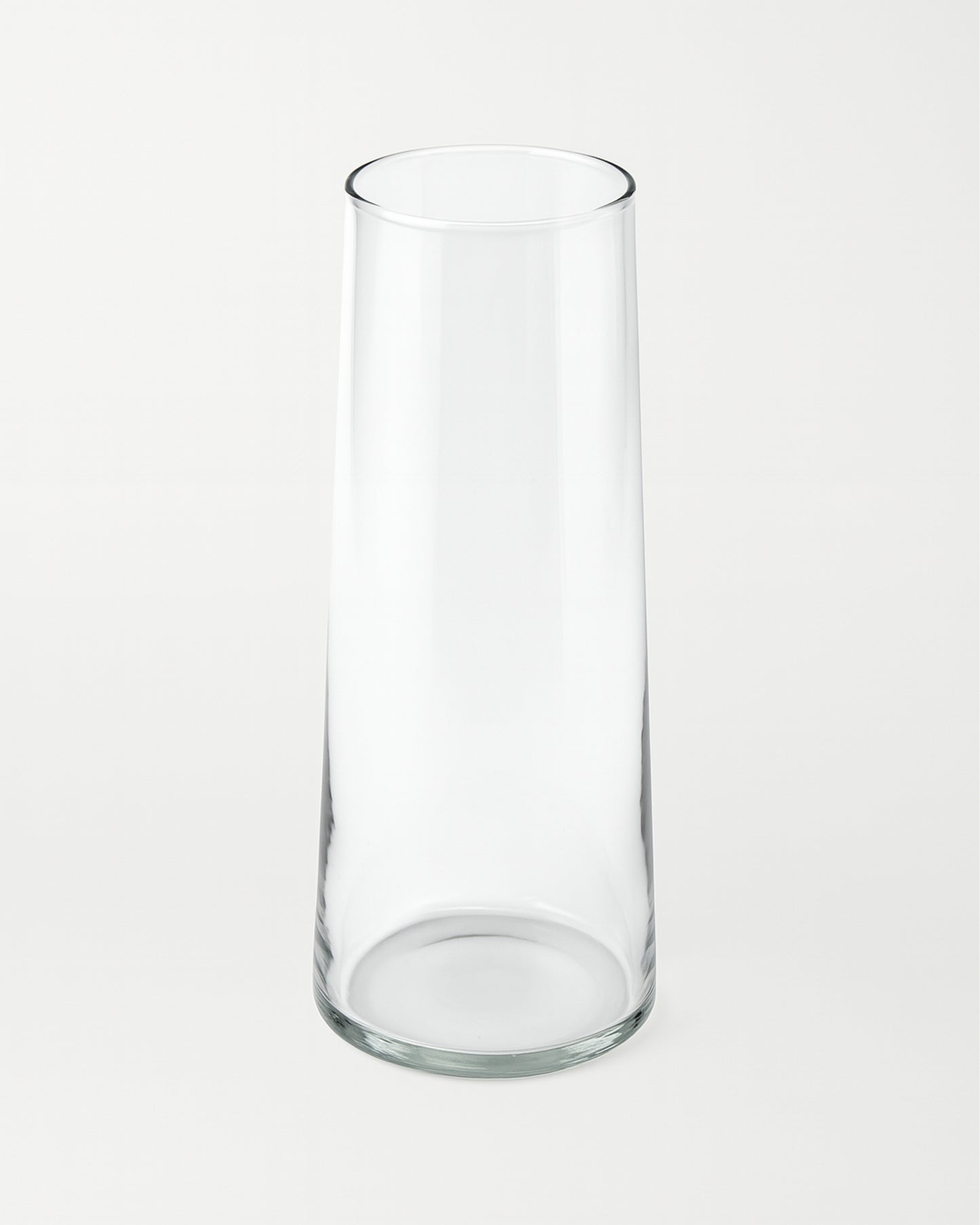 Glass Vase for Plants Flowers (Transparent, 29 cm X 8 cm) - Living Room Glass Vase Pot for Water Plants Home Décor Dining Table Decoration Bedroom Hall Aesthetic House Warming Gift, Stem Vase
