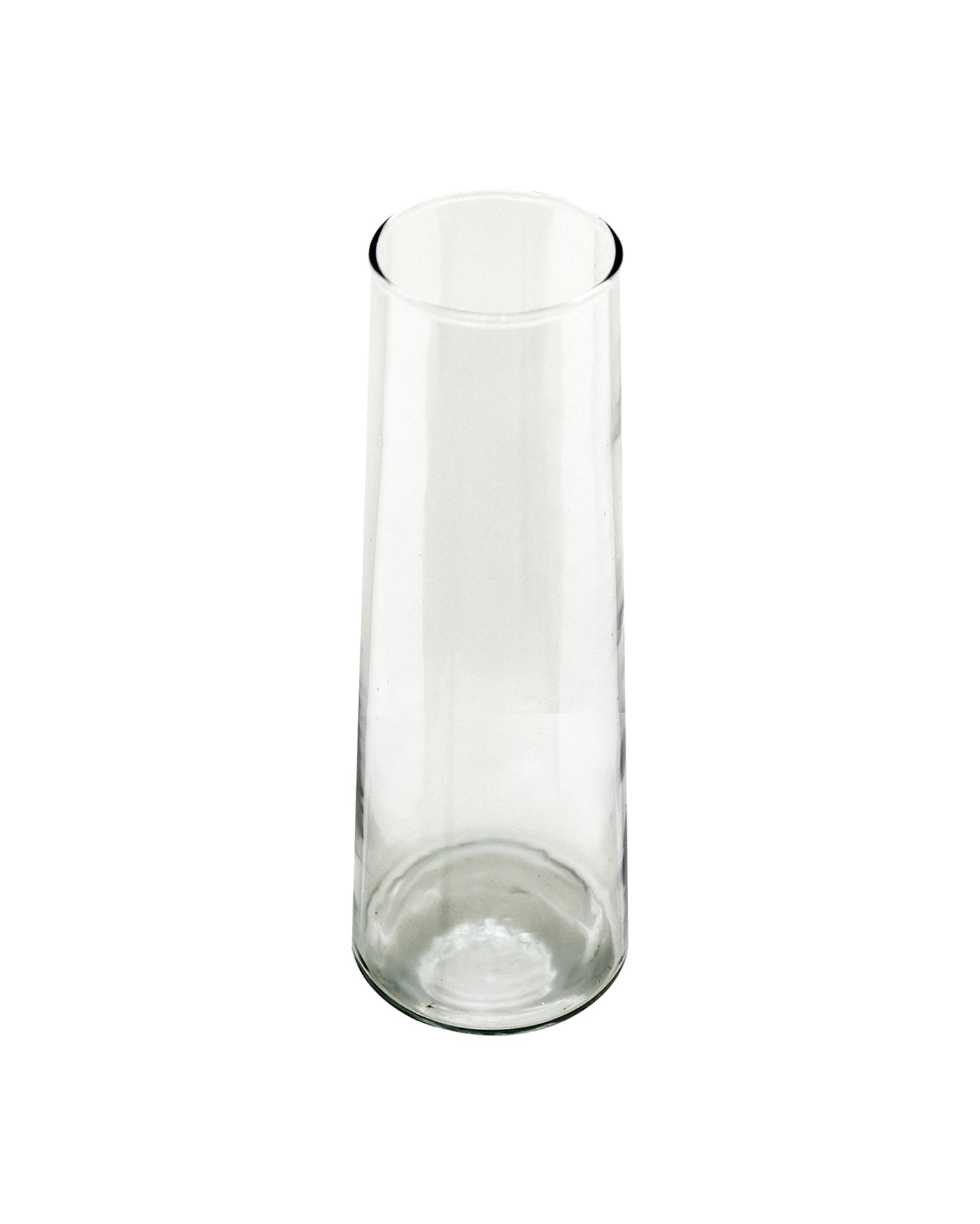 Glass Vase for Plants Flowers (Transparent, 29 cm X 8 cm) - Living Room Glass Vase Pot for Water Plants Home Décor Dining Table Decoration Bedroom Hall Aesthetic House Warming Gift, Stem Vase