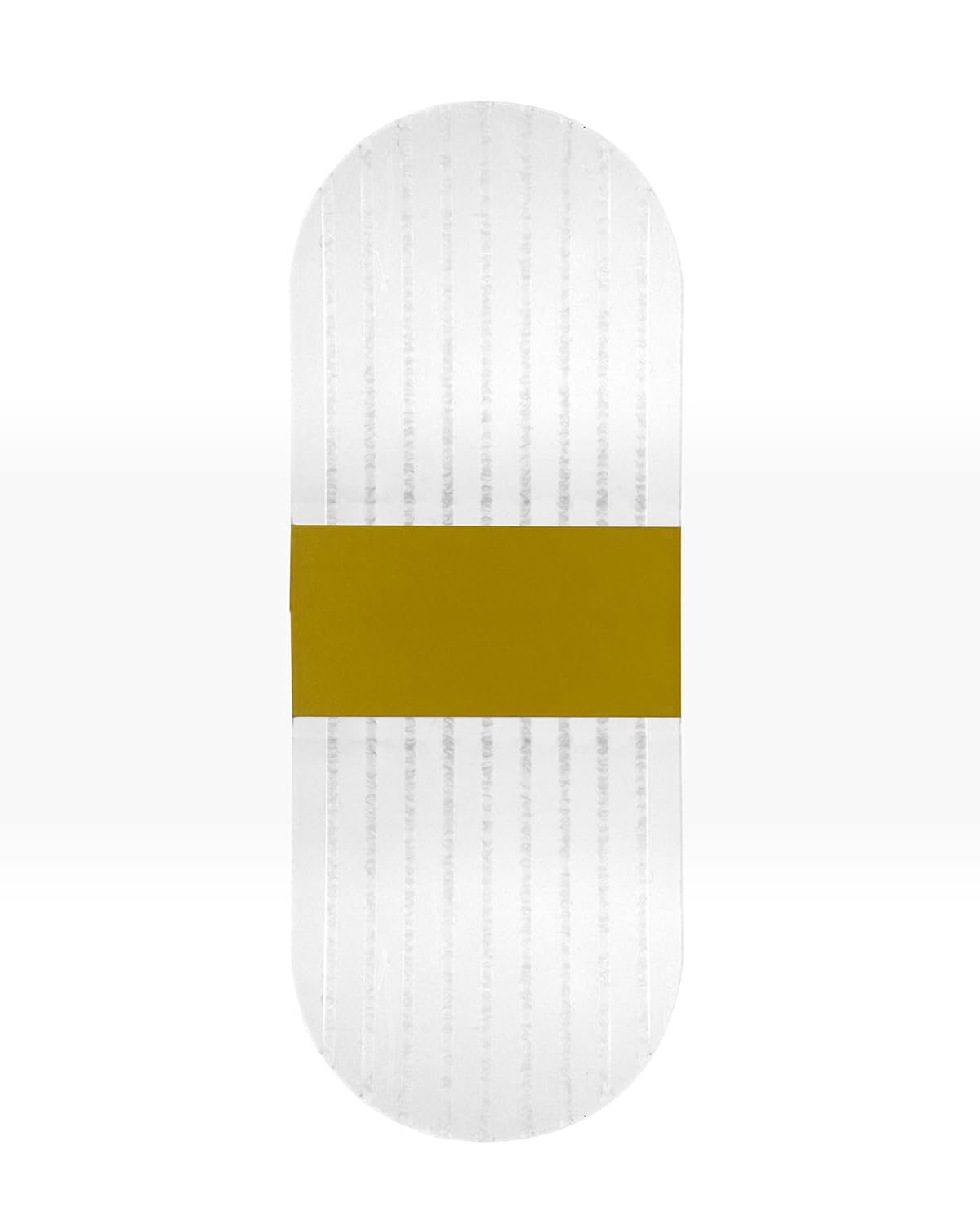 Modern LED Acrylic Wall Light for Living Room | Frosted Panel Sconce Vertical Panel Wall Mounted – Warm White, Indoor Decorative Lighting, Oval, Gold