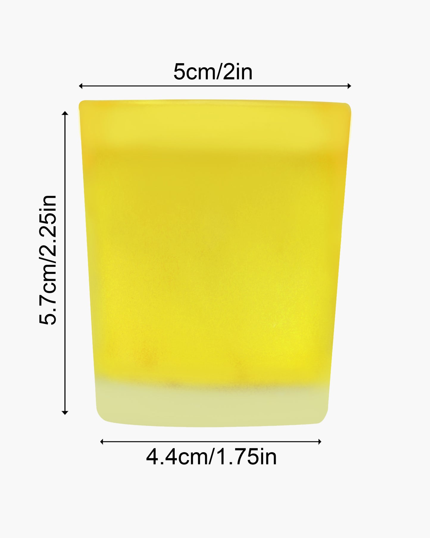 Premium Scented Candles in Glass, Small 2.5 Inch Wax Colored Votive Candles with Fragrance for Diwali Home Decor Light Wedding Party Favors Table Centerpiece, 11 Hours Burning, Vanilla