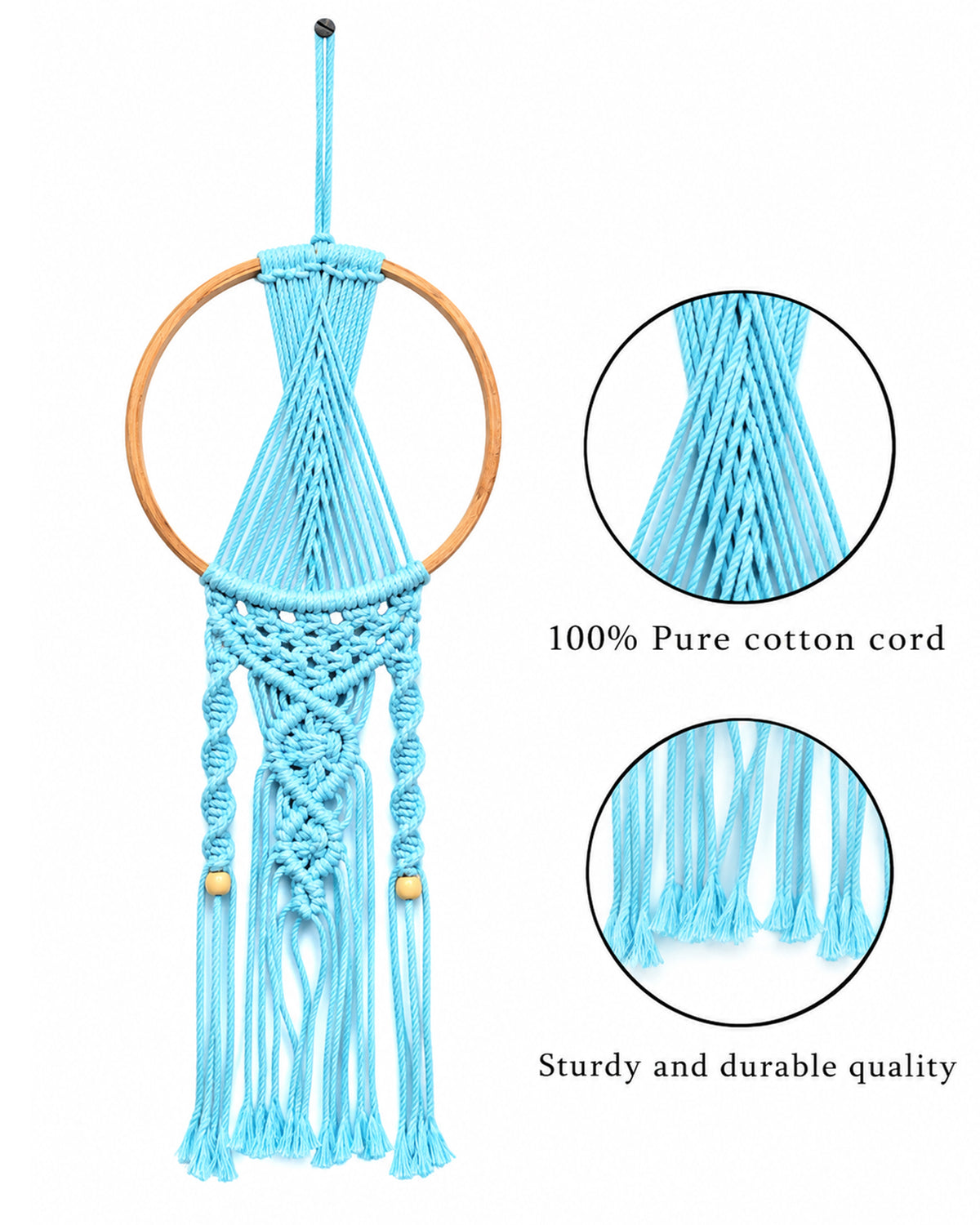 Macrame Dream Catchers for Bedroom Adult Dream Catcher Wall Decor Large Boho Wall Hanging Wood Beads Tassels Home Decoration Ornament Craft Gift