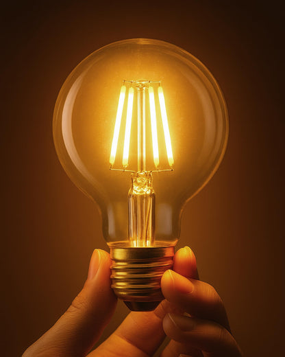 Globe Shape Edison Tungsten LED Vintage Antique Light Bulb E27 G80