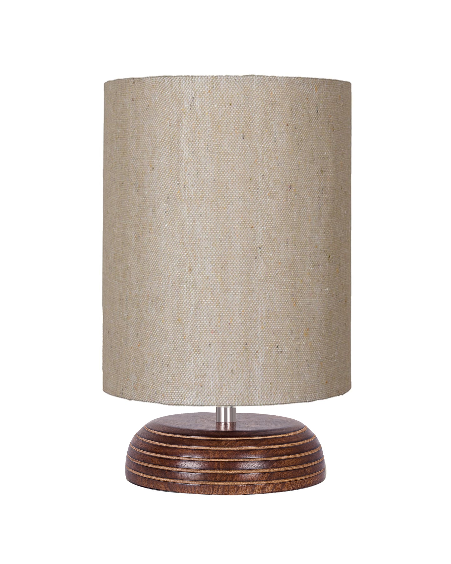 Modern Zen Wooden Lampshade Nightstand Lamps, Antique Base E27 Creative Reading Bedside Lamps Ideal for Bedroom, Pebble, Bird Cylinder