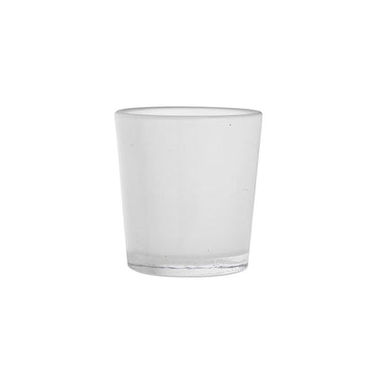 Homesake® Frost Votive, set of 6, Glass candle holder stand with free candle, Brighten up the dull and boring ambience of your living room