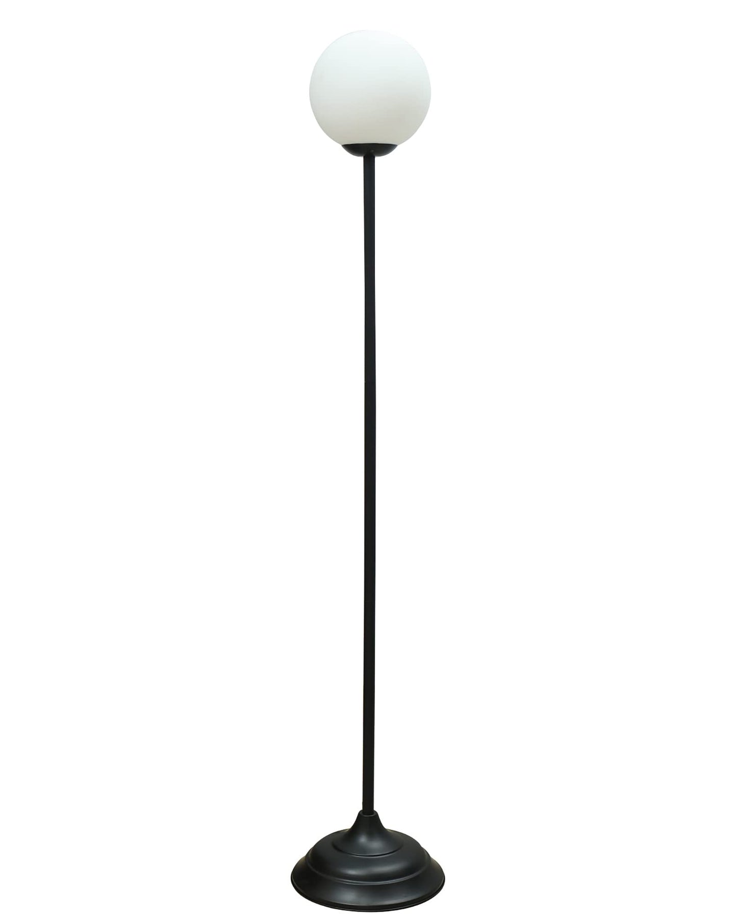 Homesake® Floor Lamp Standing Lamp | On/Off Foot Switch | Tall Modern Floor Lamp for Living Room | Bedrooms | Corner Lamp for Living Room | Office | Farmhouse | (Matt Black)