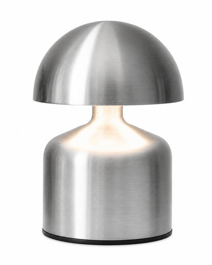 Table Lamp Portable Lamps for Bedroom, Night Lamp, Table Lamp for Bedroom & Living Room, Bedside Lamp, Dimming, 3 Colour Touch Control, Wireless Charging, Metal Mushroom, Gold