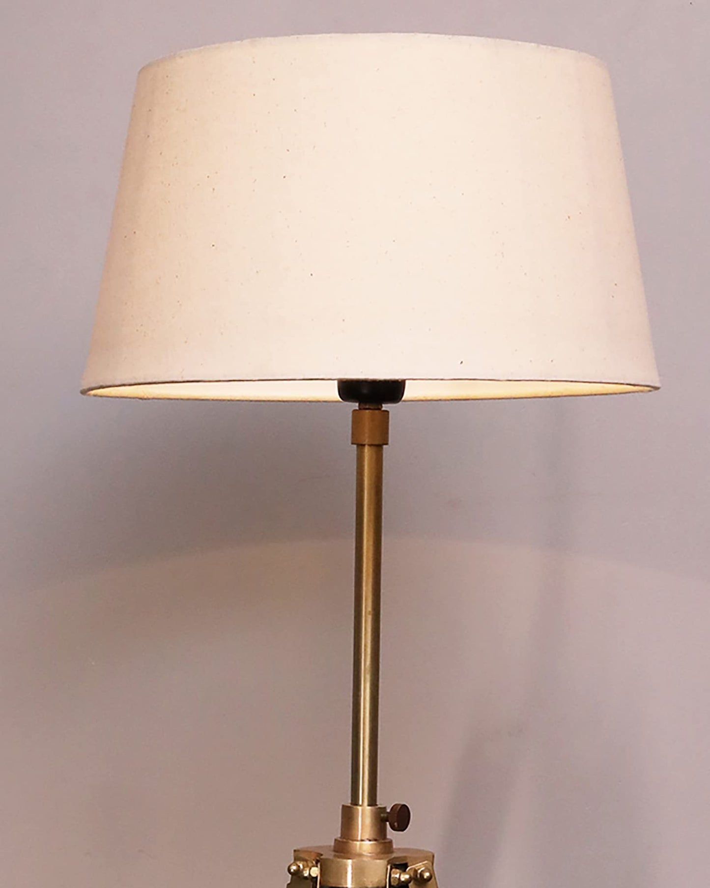 Homesake® Floor lamp for Living Room Long Wooden | Night Lamp with Shade for Light Decoration | Antique Home Decor Items | Standing Lamp | Corner Lamp for Living Room (Tripod Off-White)