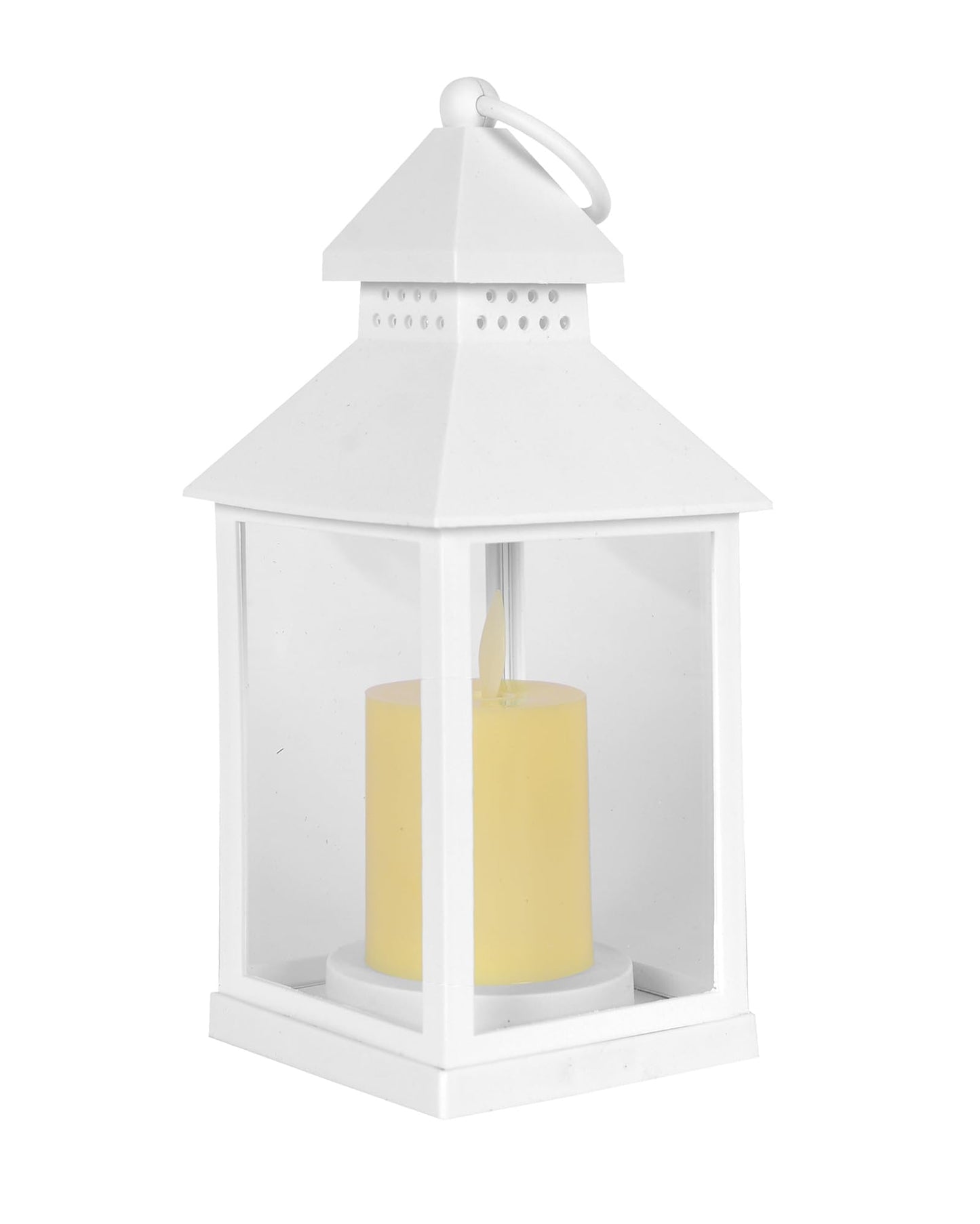 1 Pc Flameless and Smokeless Acrylic Antique LED Hurricane Lamp Wall Hanging for Home, Living Room Corner, Bedroom, Wall Decor, Diwali Decorations, Classic, Black