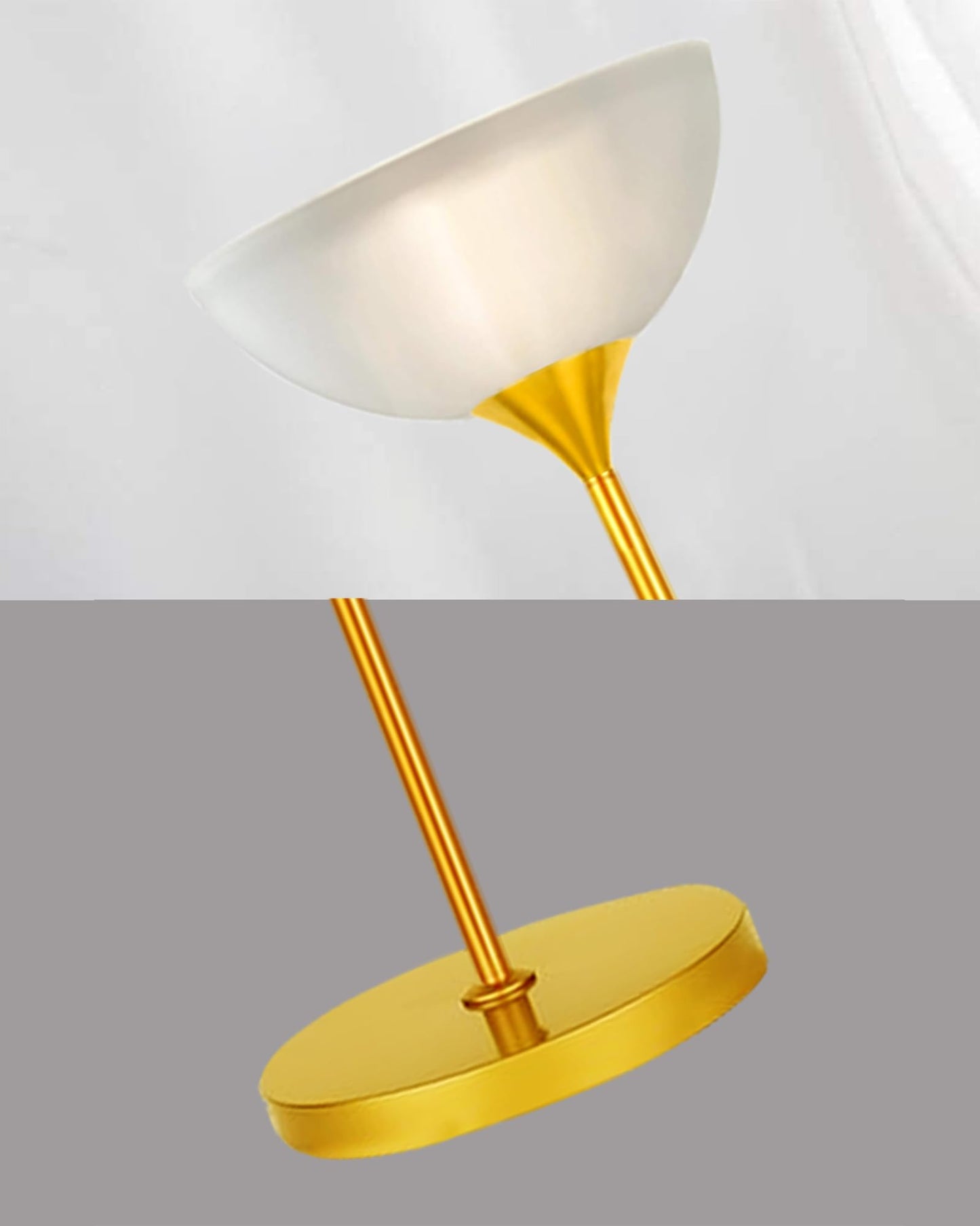 Homesake® Sky Dome Standing Lamps with Acrylic Shade | Modern Floor Lamp for Living Room, Bedrooms, Corner Lamp for Living Room | Standing Lampe (Straight)