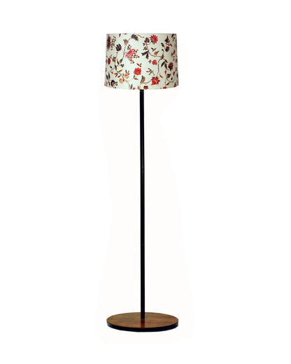 Homesake® Rustic Wooden Base Floor Lamp for Living Room | Decorative Night Standing Lamp | Corner Lamp for Living Room | Antique Industrial Vintage Minimalist Home | Office-Bird