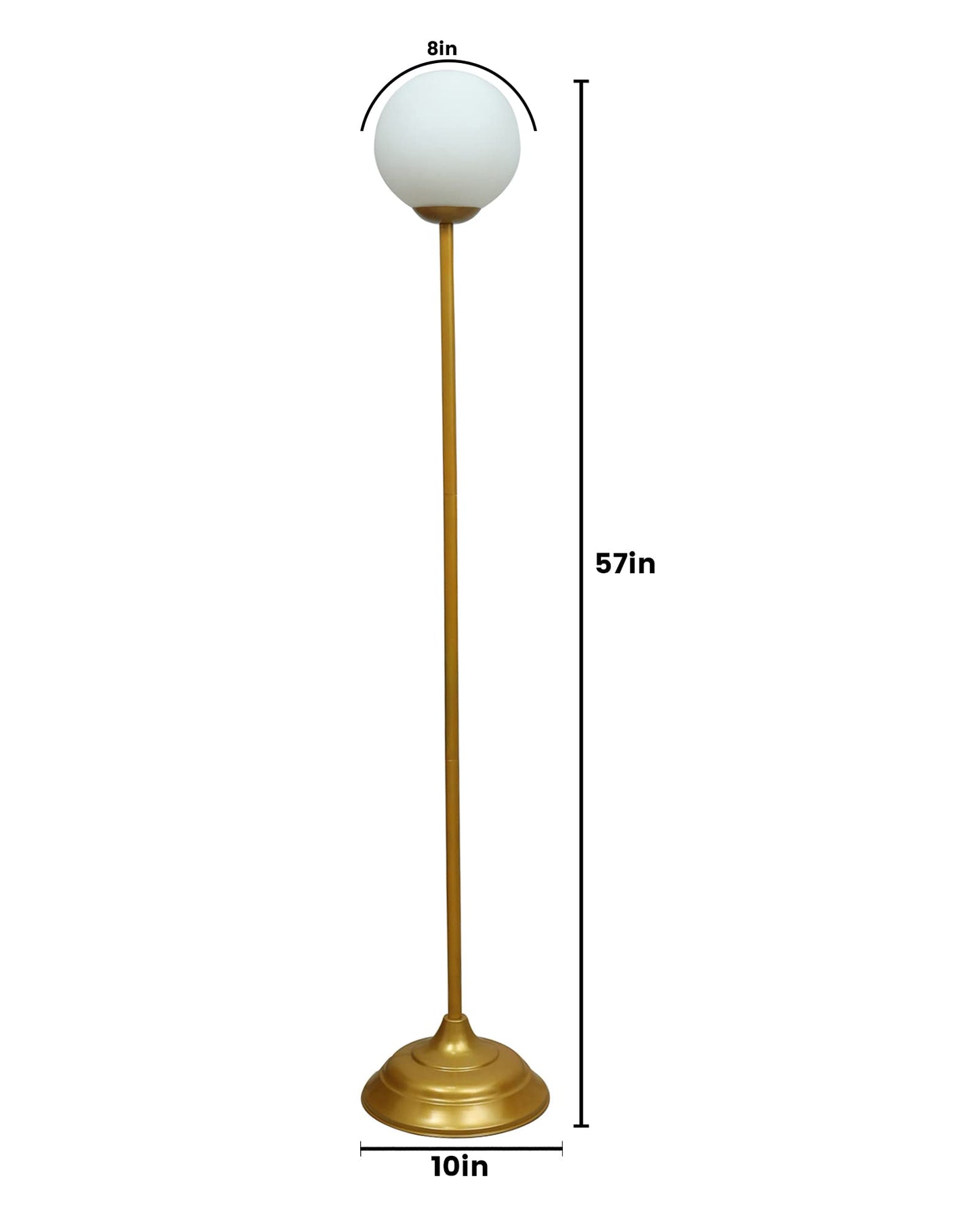 Homesake® Floor Lamp Standing Lamp | On/Off Foot Switch | Tall Modern Floor Lamp for Living Room | Bedrooms | Corner Lamp for Living Room | Office | Farmhouse | (Matt Black)