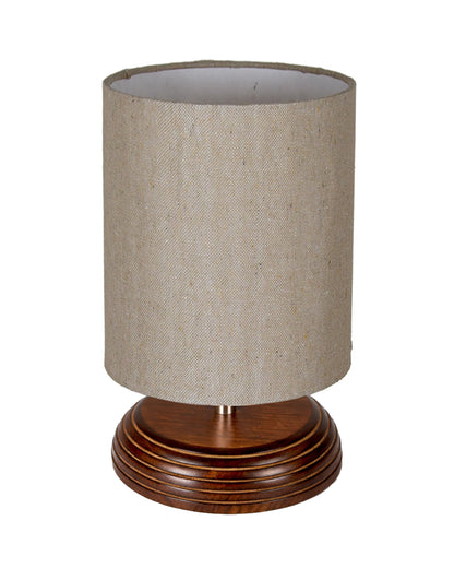 Modern Zen Wooden Lampshade Nightstand Lamps, Antique Base E27 Creative Reading Bedside Lamps Ideal for Bedroom, Pebble, Bird Cylinder