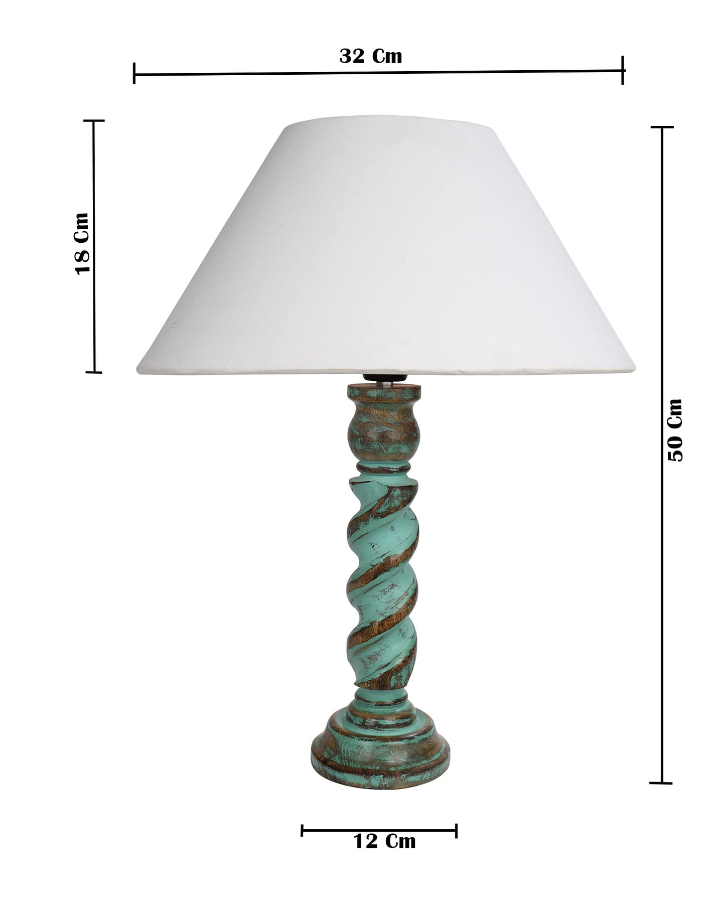 Signature Rustic Table Lamp set of 2, farmhouse Living Room Bedroom House Bedside Nightstand Home Office Reading Light,Rope