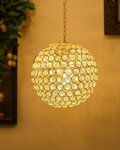 Homesake® Crystal Hanging Pendant Ball Small for Kitchen, Hallway, Living Room