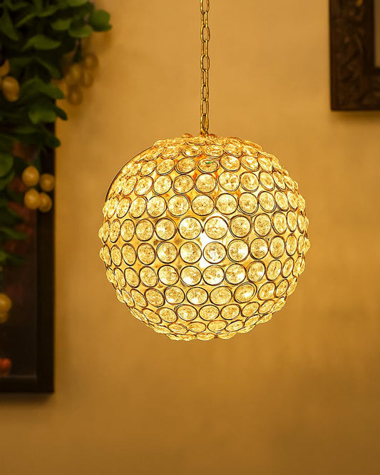 Homesake® Crystal Hanging Pendant Ball Small for Kitchen, Hallway, Living Room