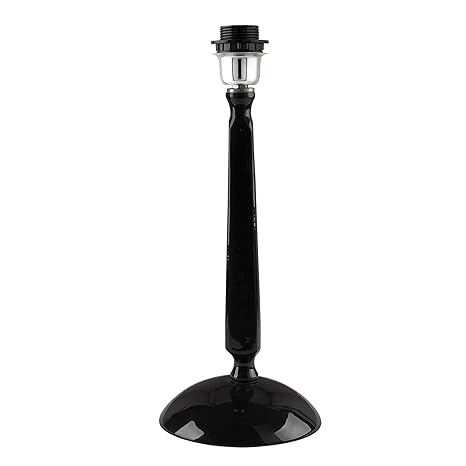 Glossy Black Cubist Aluminium Table Lamp With Cone Shade, Bedside, Living Room Study Lamp, Bulb Included