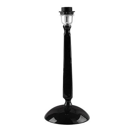 Glossy Black Cubist Aluminium Table Lamp With Cone Shade, Bedside, Living Room Study Lamp, Bulb Included