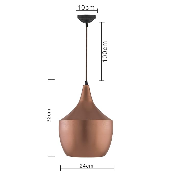 Modern Hanging Light, E26/27 Nordic Pendant Lamp, Pear Shaped Kitchen, Bedroom, Living Room Ceiling Lamp