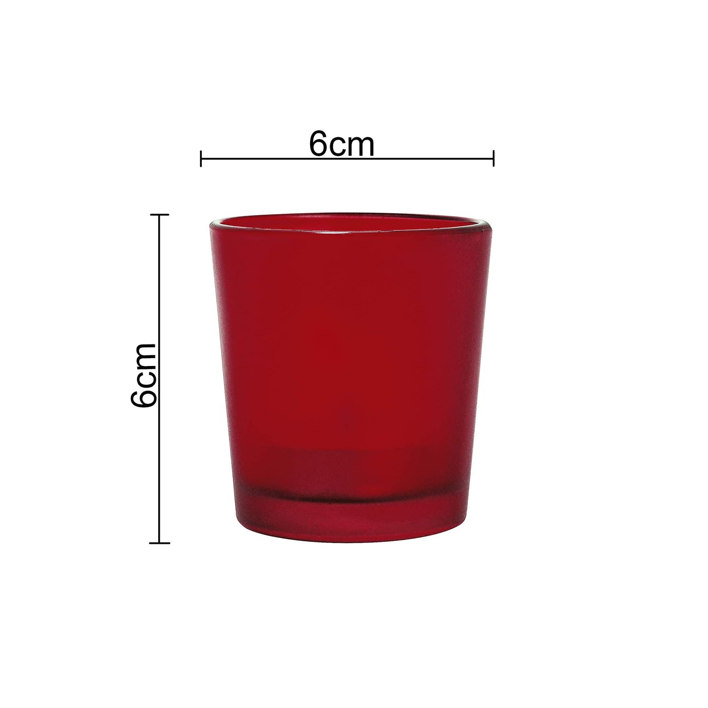 Homesake® Frost Votive, set of 6, Glass candle holder stand with free candle, Brighten up the dull and boring ambience of your living room