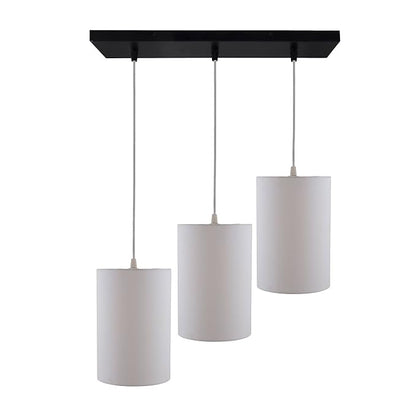 3-lights Linear Cluster Chandelie shade hanging Pendant Light, kitchen area and dining room light