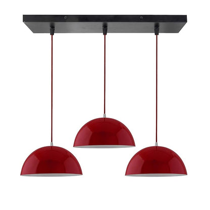 3-lights Linear Cluster Chandelier hanging Pendant Light, kitchen area and dining room light, LED/filament light