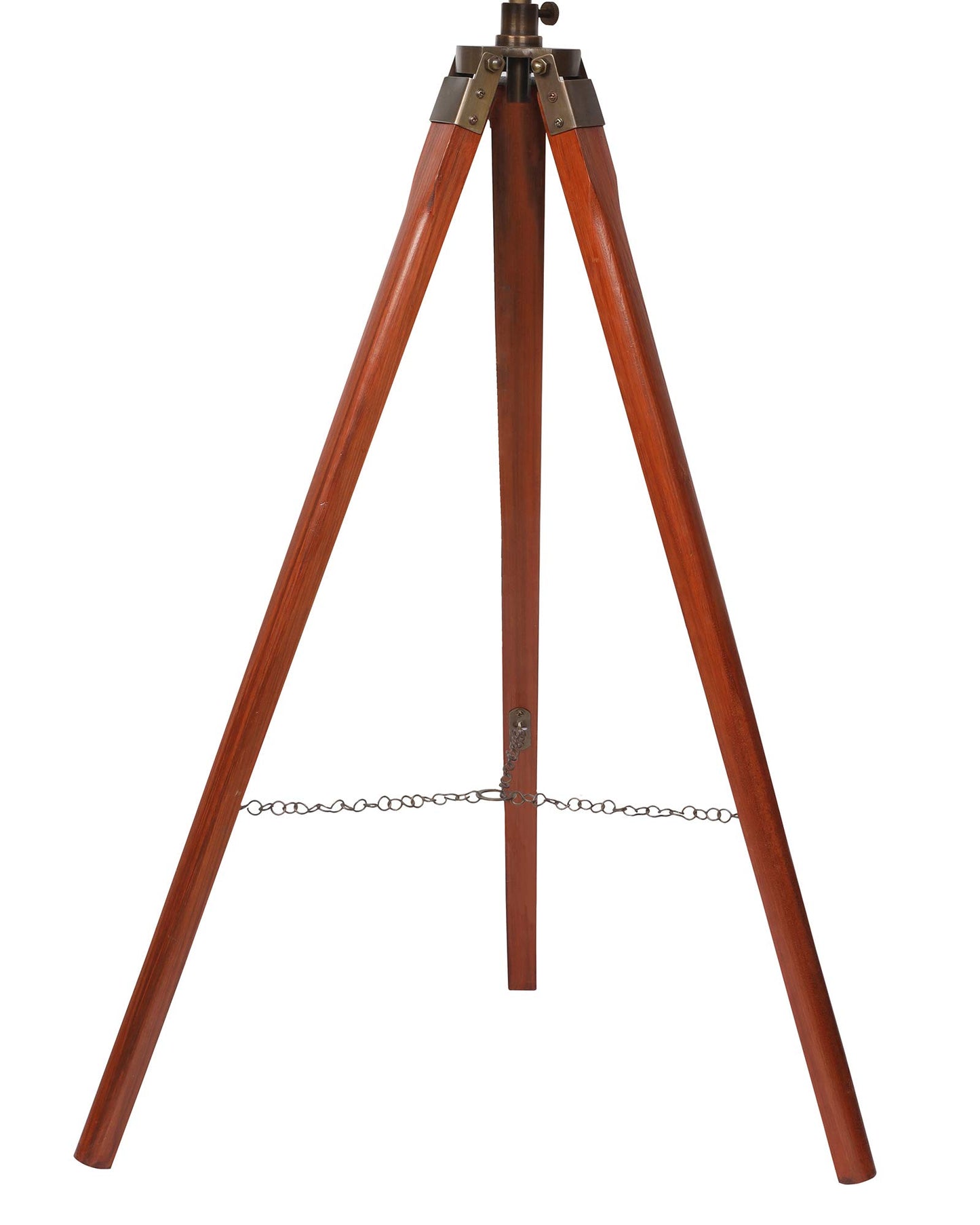 Homesake® Floor lamp for Living Room Long Wooden | Night Lamp with Shade for Light Decoration | Antique Home Decor Items | Standing Lamp | Corner Lamp for Living Room (Tripod Off-White)