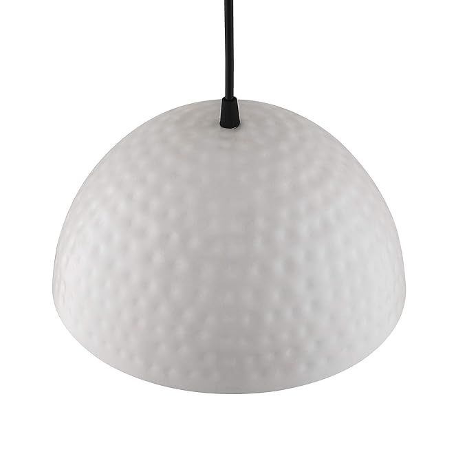 Antique Hammered Pendant, Hanging Lamp, 10"