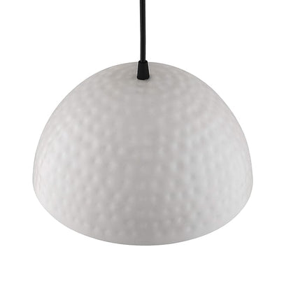 Antique Hammered Pendant, Hanging Lamp, 10"