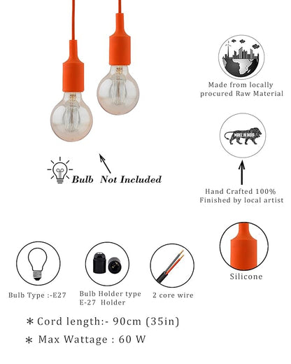 2pcs E27 Socket Chandelier Lamp Light Fixture,Hanging Silicone Holder Adjustable Modern Pendant Ceiling Lamp