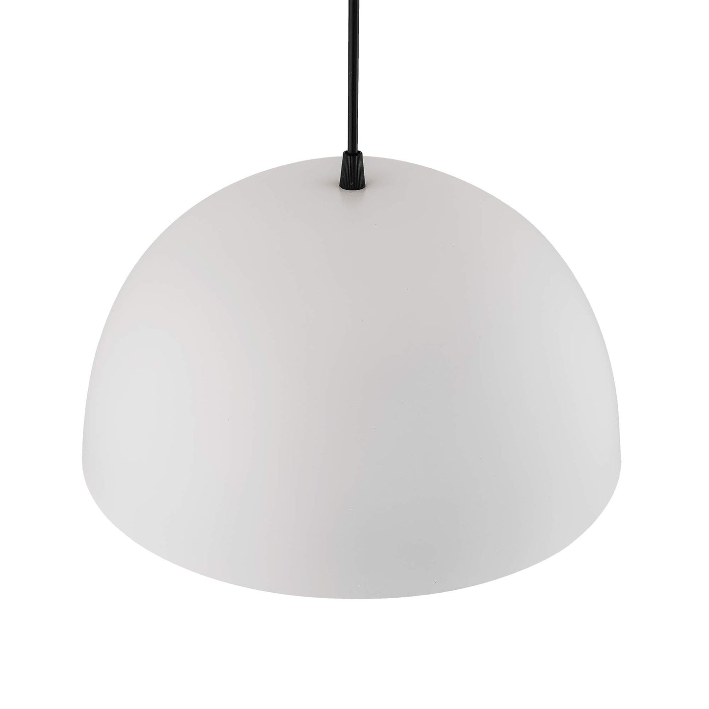 Homesake® Modern Hanging Dome Pendant Light | Minimalist Hanging Ceiling Lamp | White Metal Shade | Contemporary Home Decor Lighting Fixture | Ideal for Living Room, Dining Room, Kitchen, Bedroom
